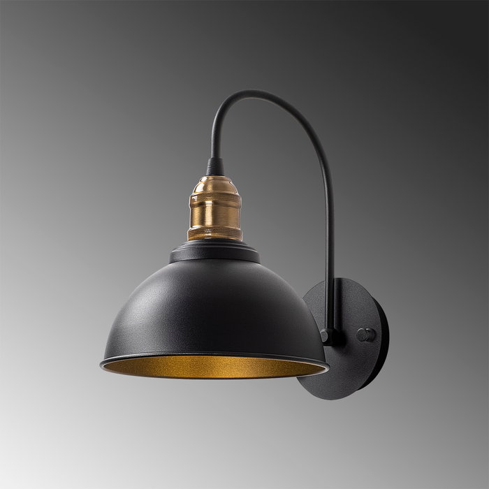 Opviq Varzan - 10840 Lámpara de pared Negro y Antiguo Opviq Varzan - 10840 Lámpara de pared Negro y Antiguo